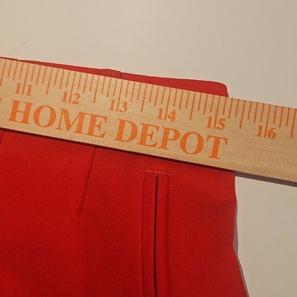 H&M Women's Skirt Size 10 Red Mini Christmas Holiday Party Y2K Bold Statement - Picture 3 of 6